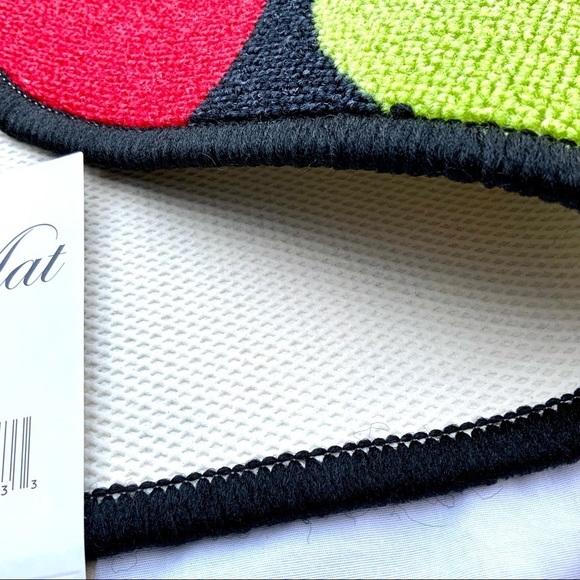 Assorted Fruit Colorful Printed Accent Rug Mat MultiColor Rectangle 18 X 30 in - Picture 3 of 12